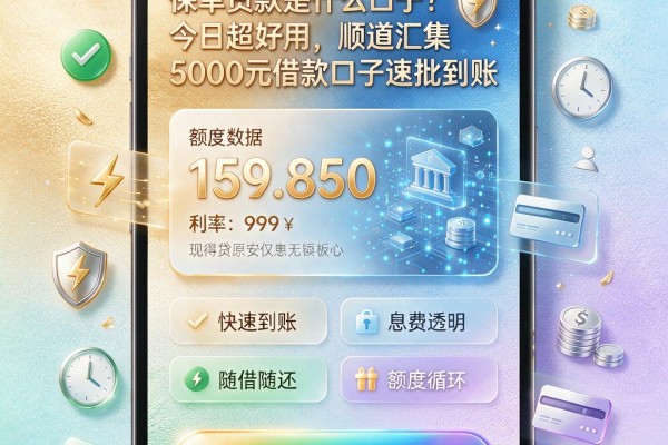 保单贷款是什么口子?今日超好用,顺道汇集5000元借款口子速批到账