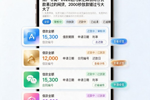 黑户专属！2026这几家芝麻信用分贷款易过的网贷，2000秒放款错过亏大了