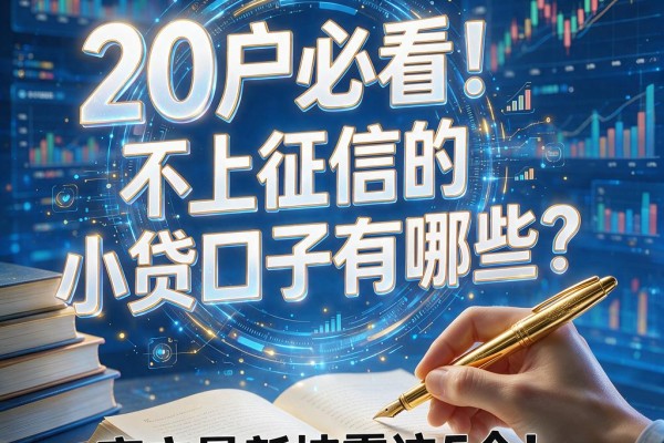 黑户必看！不上征信的小贷口子有哪些？官方最新披露这5个！
