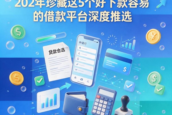 急用钱必看!2026年珍藏这5个好下款容易的借款平台深度推选
