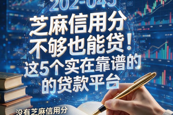 芝麻信用分不够也能贷!这5个实在靠谱的贷款平台,没有芝麻信用分也能下款,已为您深度归类!