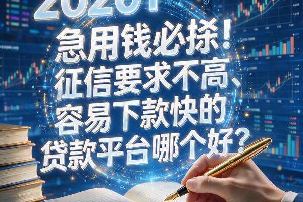 急用钱必看!征信要求不高、容易下款快的贷款平台哪个好?这5家借5000秒到账