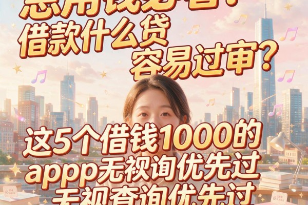 急用钱必看!借款什么贷容易过审?这5个借钱1000的App无视查询优先过