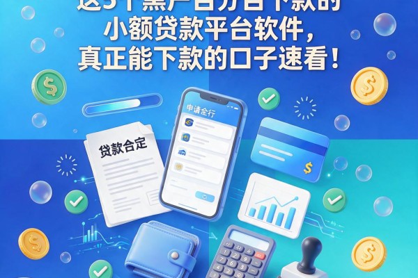 2026年震惊全网!这5个黑户百分百下款的小额贷款平台软件,真正能下款的口子速看