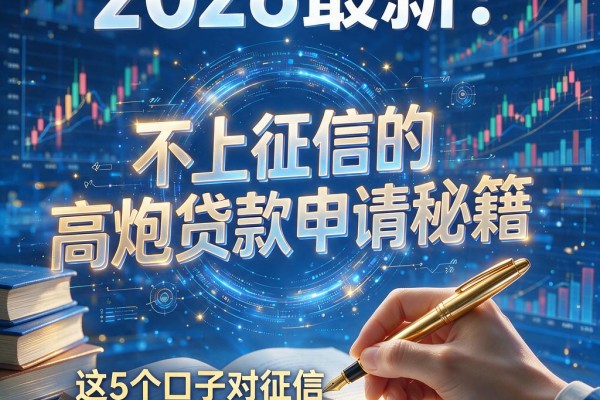 2026最新!不上征信的高炮贷款申请秘籍,这5个口子对征信要求低、下款快又稳