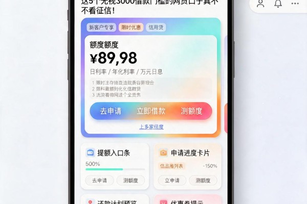 多头注册也能秒下款?2026年总算明白,这5个无视3000借款门槛的网贷口子真不看征信!
