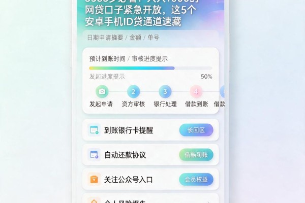 5565岁必看!人人1000的网贷口子紧急开放,这5个安卓手机ID贷通道速藏