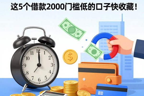 2026年急需不看征信的网贷软件?这5个借款2000门槛低的口子快收藏!