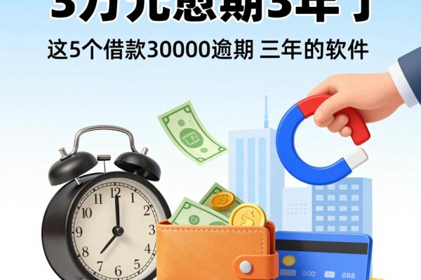 网上贷款3万元逾期3年了？这5个借款30000逾期三年的软件，方便得让人后怕