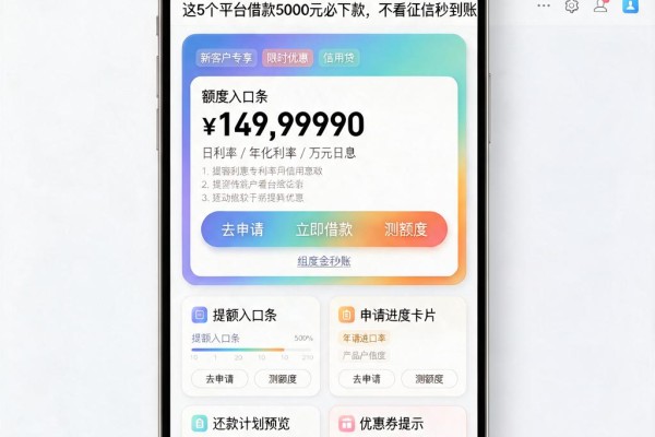 千人亲测2026年最好用的借贷软件盘点!这5个平台借款5000元必下款,不看征信秒到账