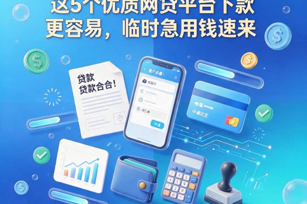 2026年黑户必看！这5个优质网贷平台下款更容易，临时急用钱速来