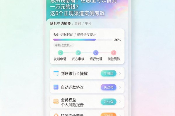 急用钱必看！在哪里可以借到一万元的钱？这5个正规渠道实测有效