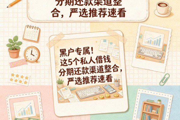 黑户专属!这5个私人借钱分期还款渠道整合,严选推荐速看