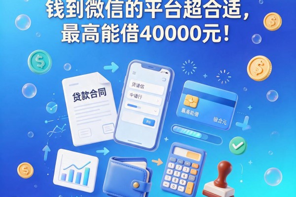 急需用钱?这5个可以借钱到微信的平台超合适,最高能借40000元!