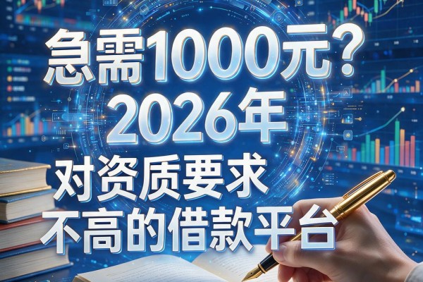 急需1000元？2026年这5个对资质要求不高的借款平台，下款快还有今日优惠