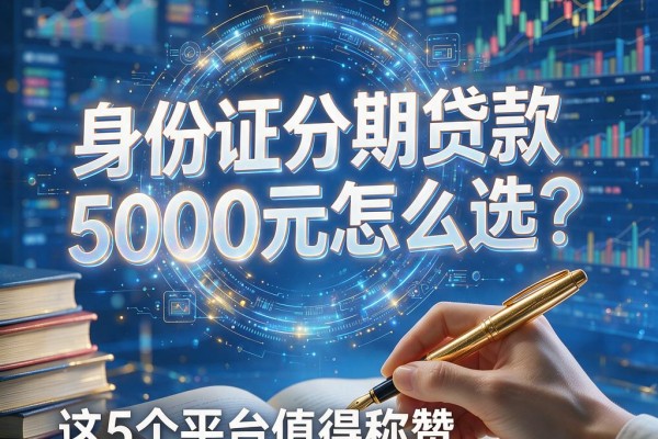 身份证分期贷款5000元怎么选?这5个平台值得称赞,速看!