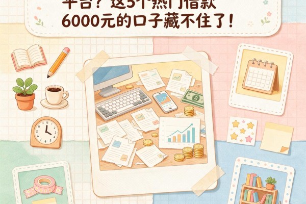 急用钱必看！贷款软件都有啥平台？这5个热门借款6000元的口子藏不住了！