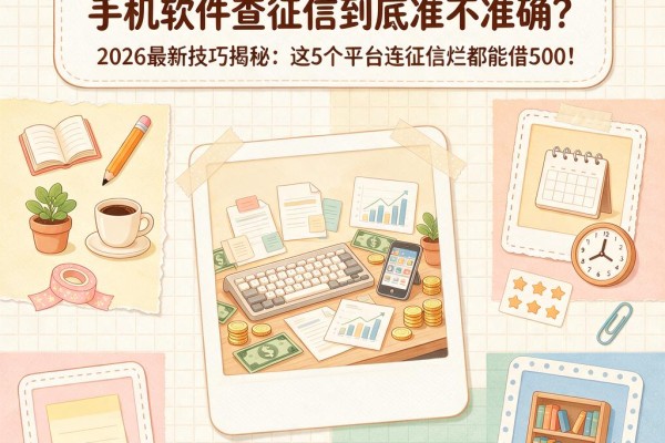 征信黑了、花了、烂了?手机软件查征信到底准不准确?2026最新技巧揭秘:这5个平台连征信烂都能借500!