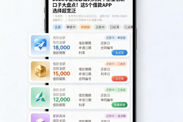 2026年正规靠谱的网贷不上征信新口子大盘点!这5个借款APP选择超宽泛