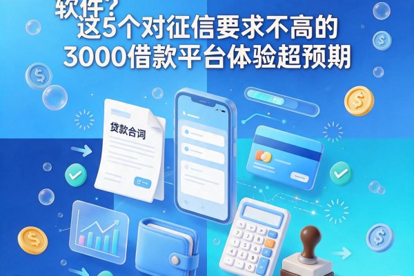 秒到账小额借款app有哪些软件?这5个对征信要求不高的3000借款平台体验超预期