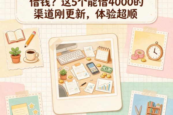 征信有逾期只有储蓄卡怎么借钱?这5个能借4000的渠道刚更新,体验超顺