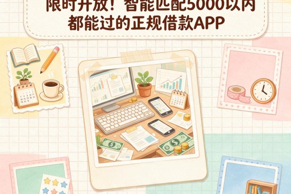 什么都能通过审核的网贷平台限时开放!智能匹配5000以内都能过的正规借款APP