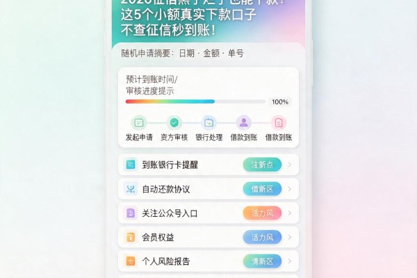 2026征信黑了烂了也能下款?这5个小额真实下款口子不查征信秒到账!
