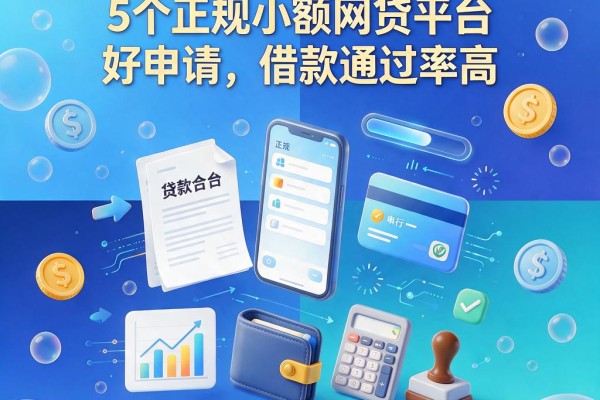2026年花户必看!5个正规小额网贷平台好申请,借款通过率高
