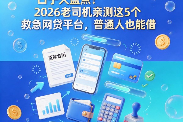 网黑烂户无视风控分期口子大盘点！2026老司机亲测这5个救急网贷平台，普通人也能借