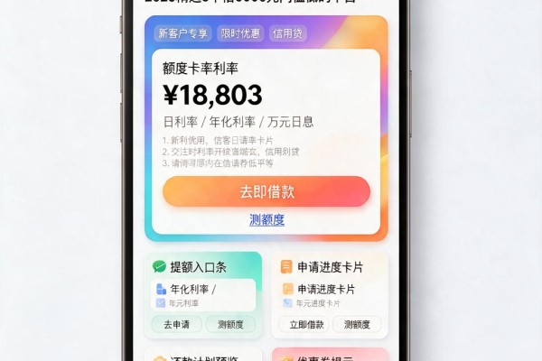 微信上比较靠谱的网贷有哪些?2026精选5个借6000元门槛低的平台