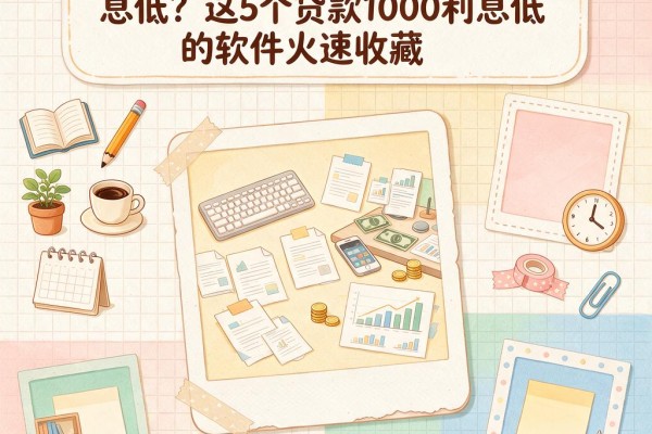 2026必看！借款哪个app利息低？这5个贷款1000利息低的软件火速收藏