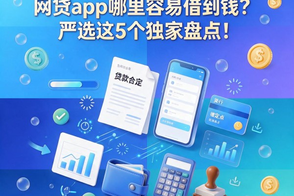 急用钱必看！2026年网贷app哪里容易借到钱？严选这5个独家盘点！