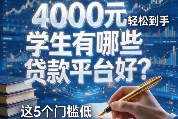 学生有哪些贷款平台好?这5个门槛低、放款顺畅的借款口子,4000元轻松到手