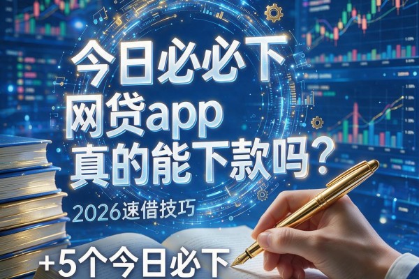 今日必下网贷app真的能下款吗?2026速借技巧+5个今日必下2000借款平台实测!