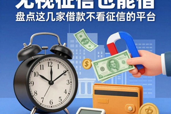 无视征信也能借!盘点这几家借款不看征信的平台,下款体验超棒