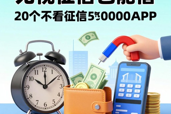 无视征信也能借!2026年这5个不看征信贷款50000的APP下款表现尚可