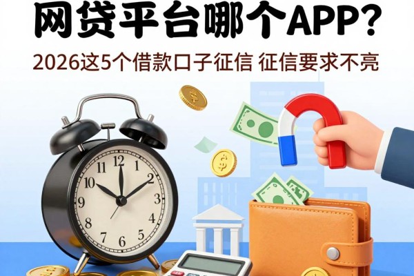 不看征信能下的网贷平台哪个app?2026这5个借款口子征信要求不高,2000元秒过!