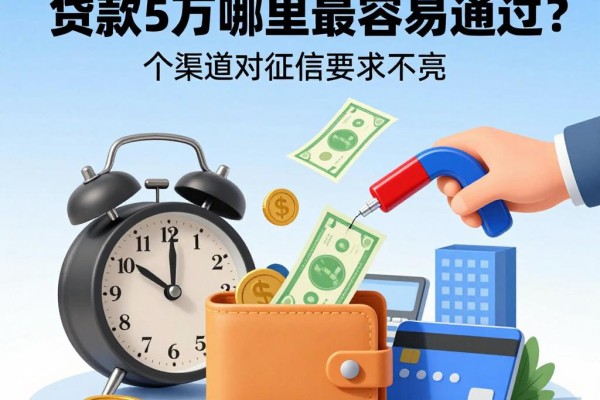 2026权威实测：贷款5万哪里最容易通过？这五个渠道对征信要求不高，秒批到账！