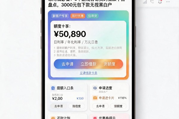 急用钱必看！5个正规容易贷的借款平台盘点，3000元包下款无视黑白户