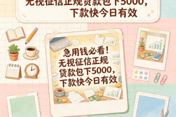 急用钱必看!无视征信正规贷款包下5000,下款快今日有效