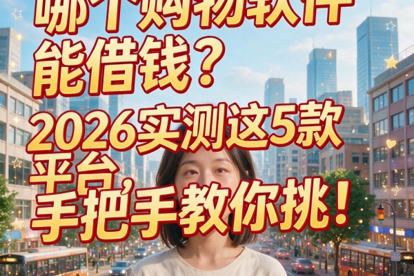 哪个购物软件能借钱?2026实测这5款平台,手把手教你挑!