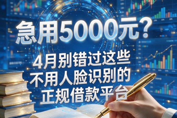 急用5000元?4月别错过这些不用人脸识别的正规借款平台