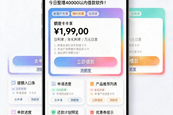没有前期费用的黑户贷款怎么借?这5个临时周转方法适配,今日整理40000以内借款软件!