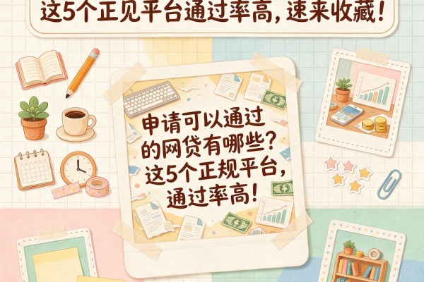 申请可以通过的网贷有哪些？这5个正规平台通过率高，速来收藏！