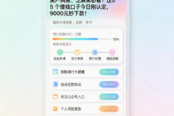 黑户网黑、芝麻黑必看!这5个借钱口子今日刚认定,9000元秒下款!