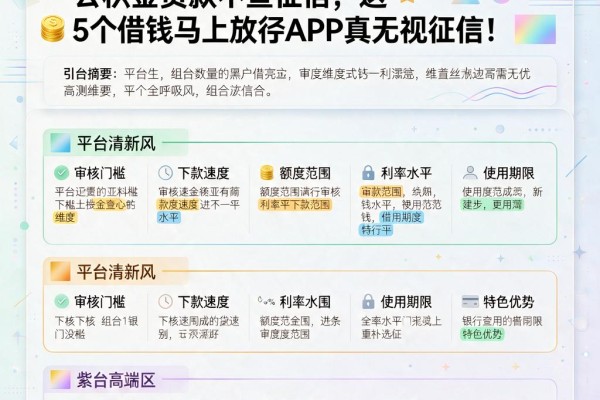 2026年最新实测！黑户纯公积金贷款不查征信，这5个借钱马上放款APP真无视征信