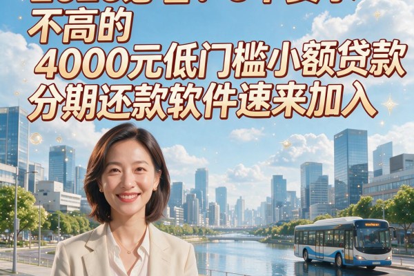 2026必看！5个要求不高的4000元低门槛小额贷款分期还款软件速来加入