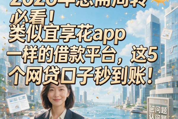 2026年急需周转必看！类似宜享花app一样的借款平台，这5个网贷口子秒到账