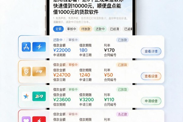 急用钱必看!这5个正规渠道教你快速借到10000元,顺便盘点能借1000元的贷款软件