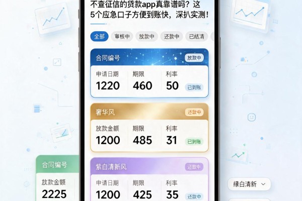 不查征信的贷款app真靠谱吗?这5个应急口子方便到账快,深扒实测!